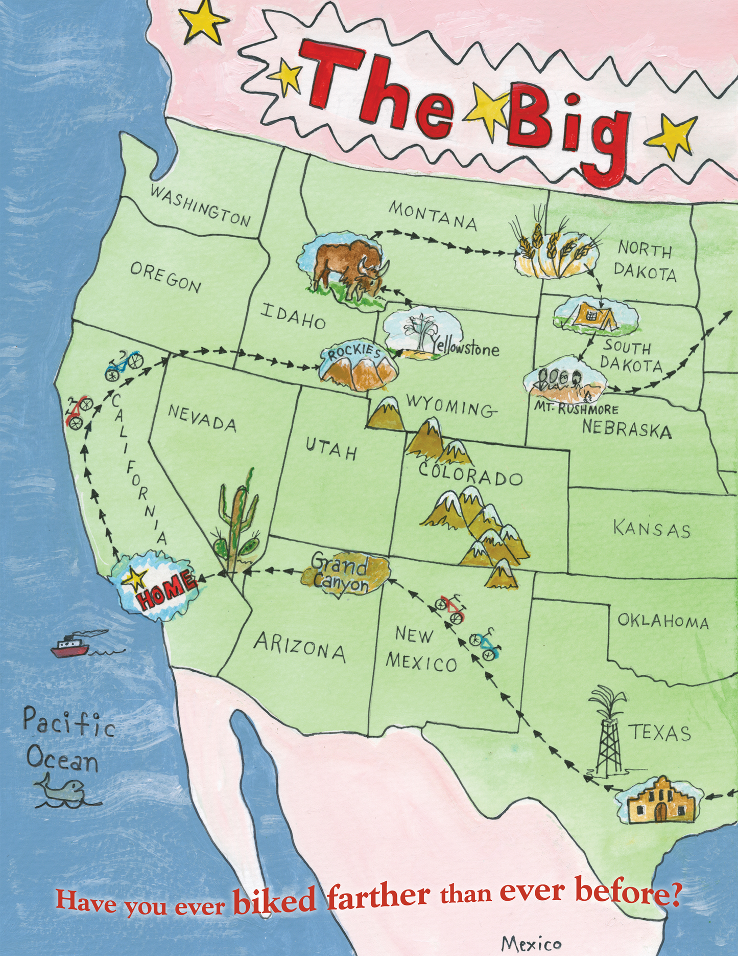 Beans and Lolo's Big Bike Ride