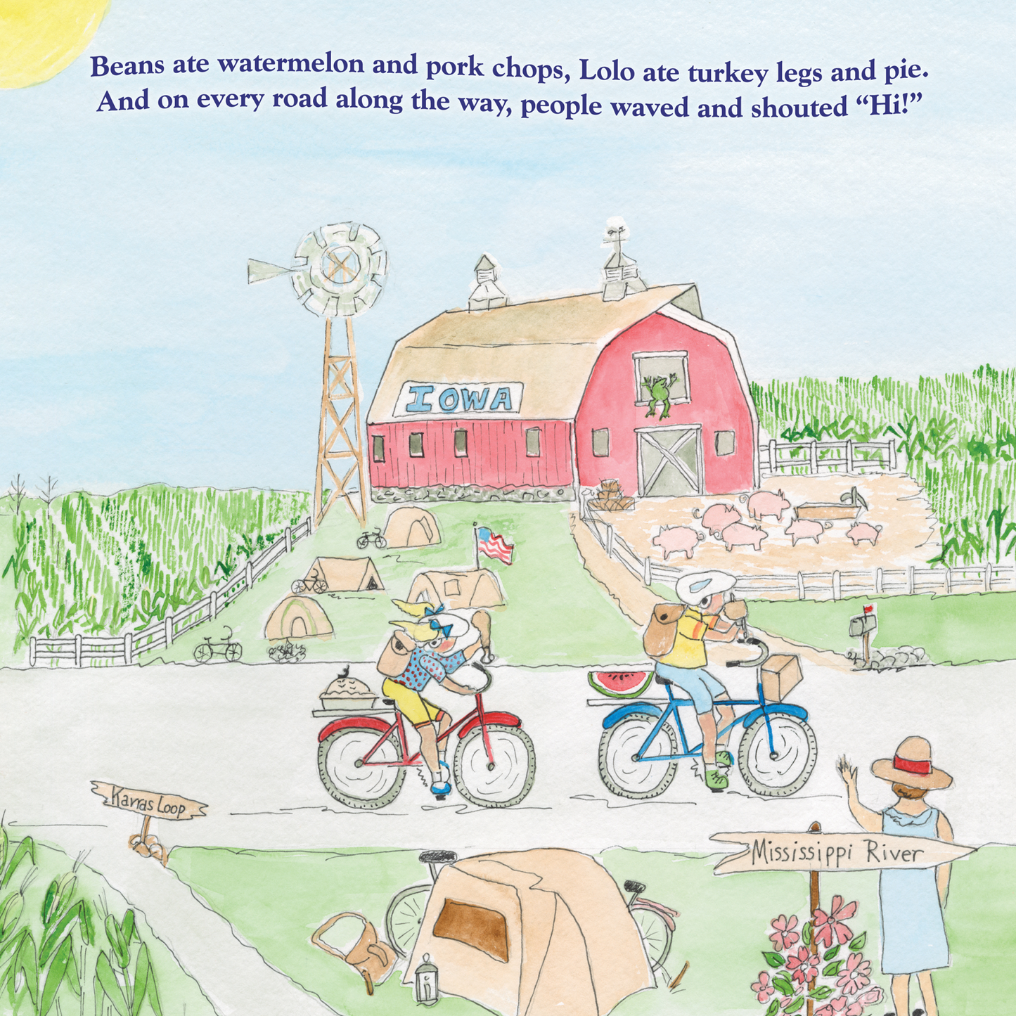 Beans and Lolo Bike the Heartland